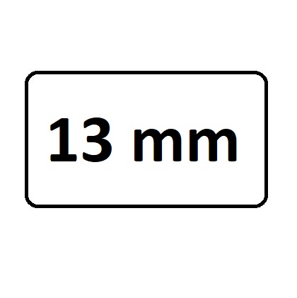 šírka: 13 mm