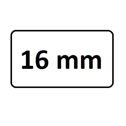 šírka: 16 mm