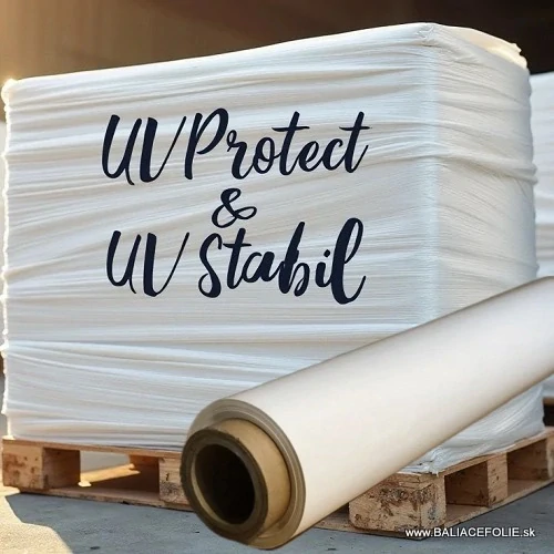 (1 ks) UV12M stretch fólia ručná 2,2 kg BIELA 500mm/23µm/138m, PREDAJ NA KUSY !