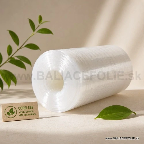 BEZDUTINKOVÁ stretch fólia ručná 2,1kg transparent 500mm/23µm/200m