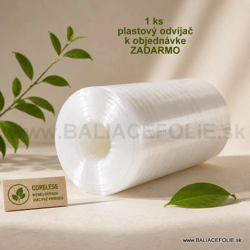 BEZDUTINKOVÁ stretch fólia ručná 2,1kg transparent 500mm/23µm/200m