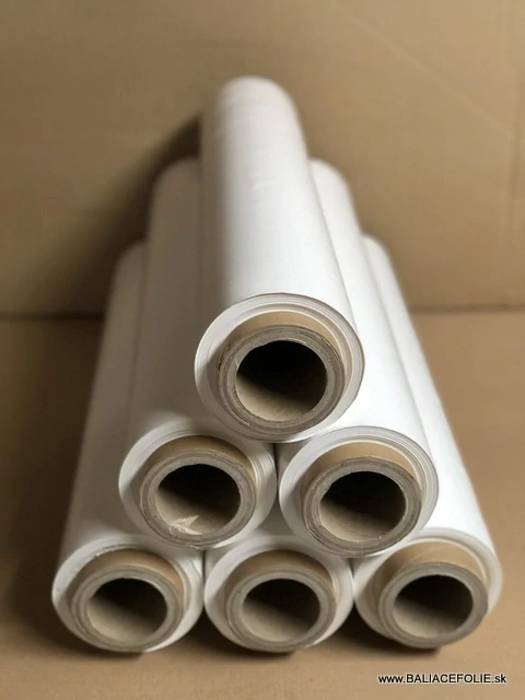 stretch fólia ručná 2,3 kg BIELA 500mm/23µm/147m