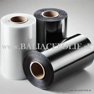 (1 ks) stretch fólia strojná 500mm/23µm/150% BIELA / ČIERNA
