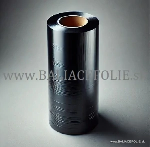 (1 ks) stretch fólia ručná 2,1 kg čierna 500mm/23µm/128m, PREDAJ NA KUSY !