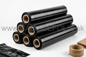 stretch fólia ručná 1,9 kg čierna 500mm/23µm/109m
