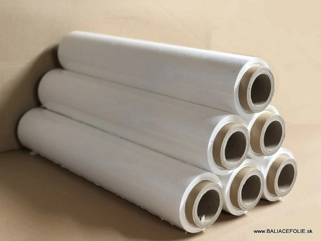 stretch fólia ručná 2,3 kg BIELA 500mm/23µm/147m