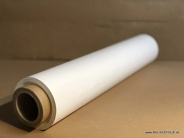 (1 ks) stretch fólia ručná 2,1 kg BIELA 500mm/23µm/128m, PREDAJ NA KUSY !