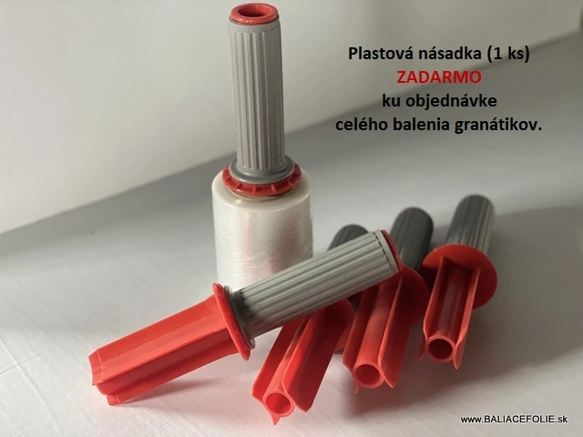 stretch fólia ručná GRANÁT bez rúčky 100mm/23µm/270m transparent